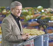 Newly elected Prime Minister Stephen Harper & his Tory minority government face a possible $10 billion deficit for 2009–2010, compounding the provinces’ financial difficulties during an economic downturn. Many forecast this will mean spending cuts to programs such as health care, social services & post-secondary education, among others. [Photo: Jason Ransom]