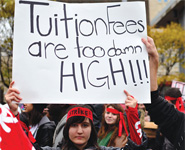 Despite widespread student protests, Quebec will go ahead with plans to increase tuition fees, starting this fall. [Kunal Shah]